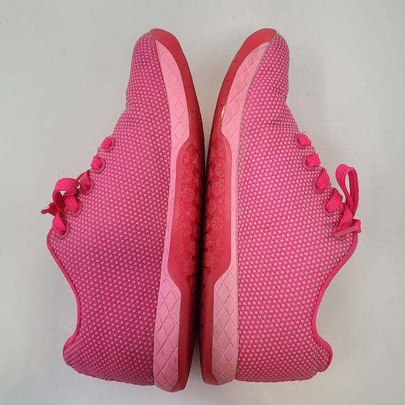 Nobull Women Outwork Neon Pink Training Shoes Size 7 Gym Workout Sneakers - Picture 9 of 10